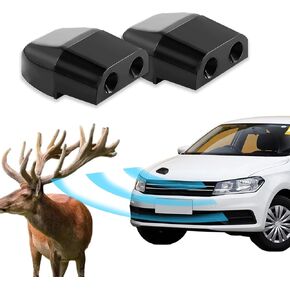 2PCS Deer Whistles for Car, Deer Horns for Cars, Automotive Deer Warning Whistle Devices, Universal Whistle Save a Deer Avoids Collisions Animal Alert Car Accessories Fit Vehicles, Trucks, SUVs