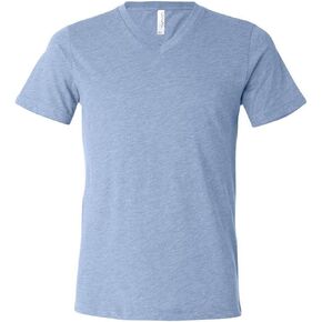 Men's Triblend V-Neck Tee (Green TriBlend) (Medium) in Saudi Arabia