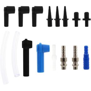 16pcs Automotive Practical Air Pump Cylinder Fittings for Oil Replace Change Tool Kit Connector