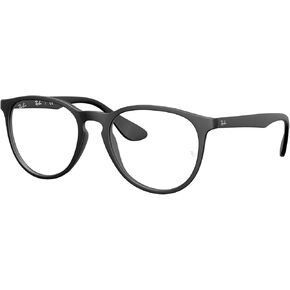 Ray-Ban RX7046 Eyeglasses Bundle: RX 7046 ERIKA 5364 Erika Rubber Black and Universal Anti-slip Silicone Leash
