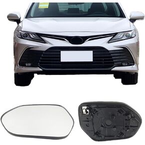Driver Side Mirror Replacement Glass for TOYOTA Corolla 2020-2024,Camry 2018-2024,Prius 2016-2022,Backing Plate Power Heated Left Side Mirror Glass for TOYOTA Camry,Corolla,Prius ﻿