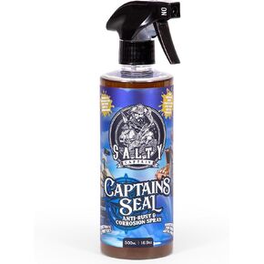 Salty Captain Seal Lanolin Spray 16.9oz – Marine Grade Anti-Corrosion & Rust Prevention Spray – Corrosion Inhibitor for Metal & Electrical Components – Protects Boat Engines, Trailers & Machinery