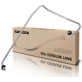 A-Premium Automatic Transmission Oil Cooler Line Hose Assembly Compatible with Hummer H2 2003 2004 2005 2006 2007 2008 2009