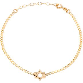 Gelin Star of David Bracelet in 14k Solid Gold