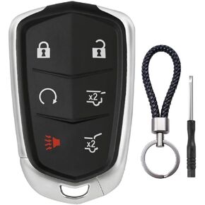 6 زر زر مفتاح FOB SHELL CASE استبدال CADILLAC ESCALADE ESV 2015 2015 2017 2018 2019 2019
