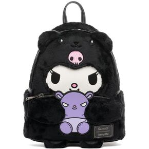 Loungefly Sanrio Kuromi Bear Cosplay Womens Backpack