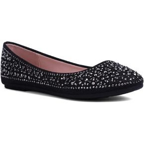 Girl's Round Toe Ballet Dress Shoes Flats (Toddler/Little Girl/Big Girl)