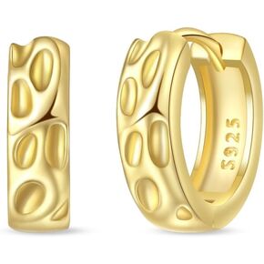 أقراط طعنة من الذهب المطلية بالذهبية 14 - أقراط لؤلؤة عصرية مع تصميمات متدلية الحد الأدنى ، ووزارة خفيفة الوزن S925 STERLING SILVEN in Kuwait