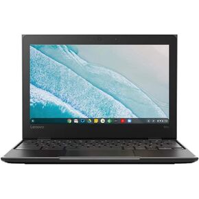 Lenovo 100E Chromebook 2ND Gen 81QB000AUS Laptop Computer, 11.6" HD (1366 X 768) Display, MediaTek MT8173C Processor, 4GB RAM, 16GB eMMC TLC SSD, Powervr GX6250, Chrome OS, Black (Renewed)