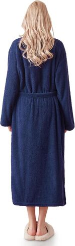 COOVA Premium Women's Plush Soft Robe – Fluffy, Warm Fleece Long Sherpa Bathrobe in Saudi Arabia