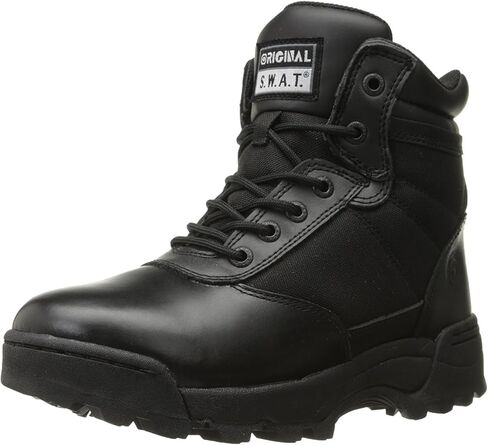 Original S.W.A.T. Men's Classic 6" Side-Zip Men's Black Military & Tactical Boot, Black, 11.5 D US in Saudi Arabia