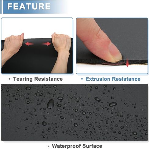 ACROPIX 394mil 10mm 16sqft Universal Sound Deadener Mat 59.8" x 39.4" Closed Cell Foam Heat Shield Material for Car Boat Hood Engine Black - Pack of 1 in Saudi Arabia