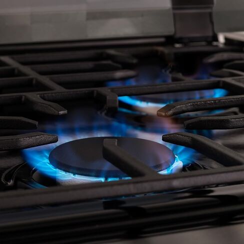 RecPro RV Built In Gas Cooktop | 3 Burners | RV Cooktop Stove | 6,500 and 8,000 BTU Burners | Cover Included in Kuwait