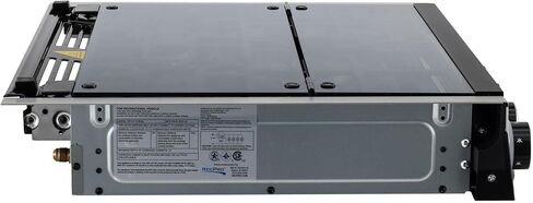 RecPro RV Built In Gas Cooktop | 3 Burners | RV Cooktop Stove | 6,500 and 8,000 BTU Burners | Cover Included in Kuwait