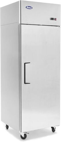 Commercial Refrigerator Freezer,ATOSA MBF8001 Single 1-Door Top Mount Stainless Steel Reach In Commercial Refrigerators Freezer For Restaurant Kitchen 22.6 cu.ft -10℉—0℉ in Kuwait