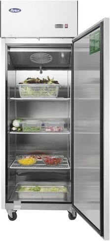 Commercial Refrigerator Freezer,ATOSA MBF8001 Single 1-Door Top Mount Stainless Steel Reach In Commercial Refrigerators Freezer For Restaurant Kitchen 22.6 cu.ft -10℉—0℉ in Kuwait