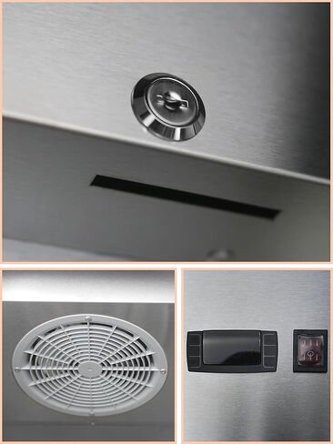 Commercial Refrigerator Freezer,ATOSA MBF8001 Single 1-Door Top Mount Stainless Steel Reach In Commercial Refrigerators Freezer For Restaurant Kitchen 22.6 cu.ft -10℉—0℉ in Kuwait