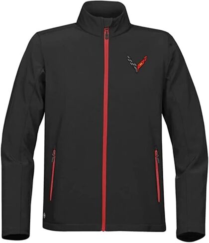 C8 Corvette High-Performance Soft Shell Jacket - Next Generation Zip Up (Large) in Saudi Arabia