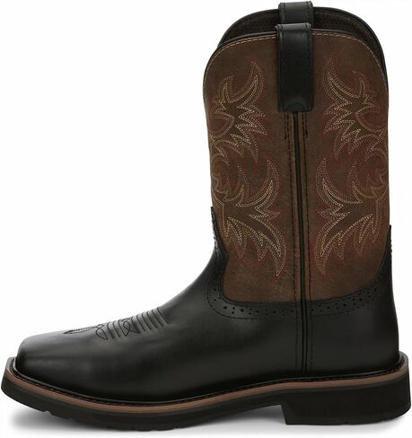 JUSTIN ORIGINAL WORKBOOTS Western Boot,10,EE,Black,Composite,PR in Saudi Arabia