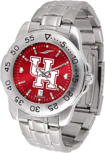 SunTime Men's Sport Steel Anochrome Watch - NC State Wolfpack in Kuwait
