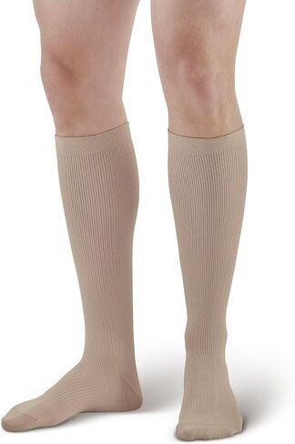 Ames Walker AW Style 104 Men's Microfiber Dress 20 30 Knee High Socks in Kuwait