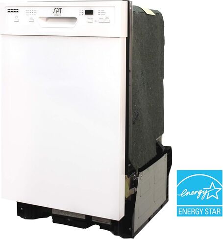 SD-9254W: Energy Star 18″ Built-In Dishwasher w/Heated Drying – White in Saudi Arabia