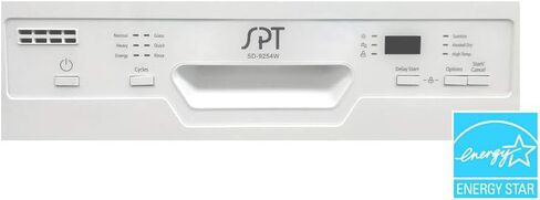 SD-9254W: Energy Star 18″ Built-In Dishwasher w/Heated Drying – White in Saudi Arabia