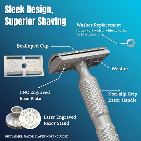 ALSB45: ALUMINUM Safety Razor by Timeless Razor in Saudi Arabia