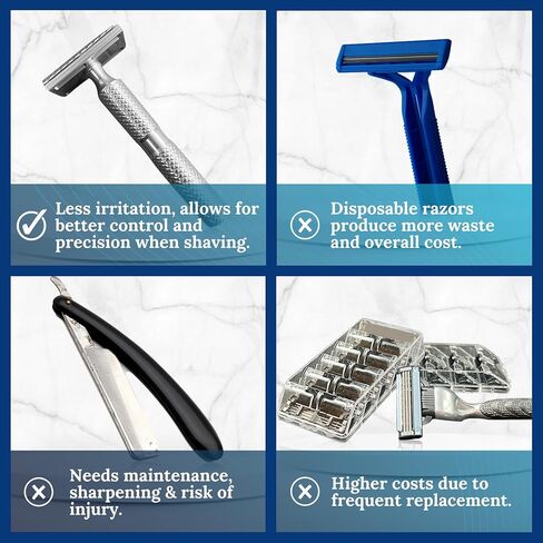 ALSB45: ALUMINUM Safety Razor by Timeless Razor in Saudi Arabia