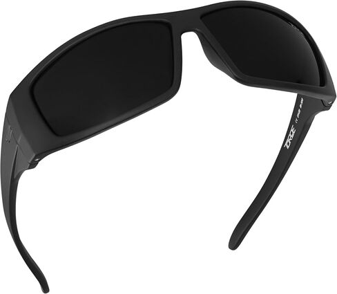 TOROE Eyewear Super Dark Polarized Black Sunglasses Casual Blacked Out Category 4 Tinted Lenses in Saudi Arabia