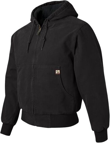 DRI Duck Men's 5020 / 5020T Cheyenne Hooded Boulder Cloth™ Zip Up Work Wear Jacket with Tricot Quilt Lining in Kuwait