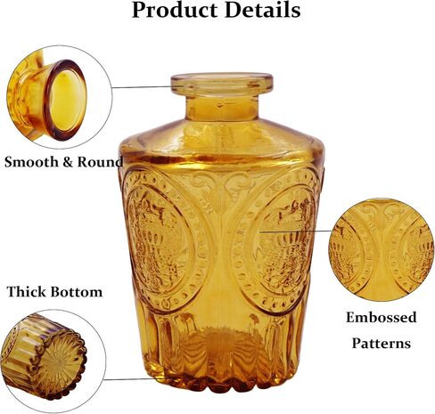 Glass Bud Vases Set of 36PCS, Small Flower Vases for Wedding Centerpiece Table Decoration, Vintage Vase in Bulk for Flower Arrangements, Mini Vase for Birthday Party, Festival Home Decor,Clear in Saudi Arabia