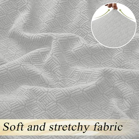100% Waterproof Reclining Sectional Couch Covers Fleece Stretch 4-Piece L Shape Recliner Sofa Cover Washable Non Slip Corner Couch Cover Recliner Slipcovers Protector (4 Seat, Silver Gray) in Saudi Arabia