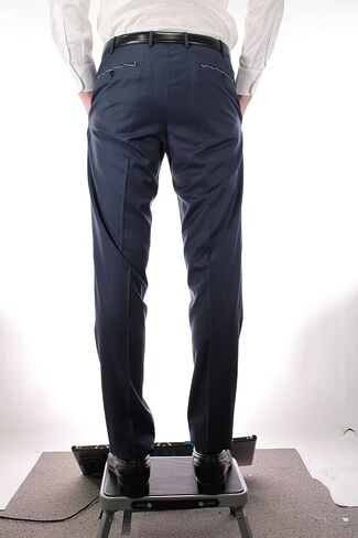 Zanella Platinum Parker Tasmanian Super 150's Wool Men Trousers - Modern Fit Flat Front Dress Pants in Kuwait