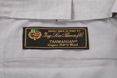 Zanella Platinum Parker Tasmanian Super 150's Wool Men Trousers - Modern Fit Flat Front Dress Pants in Kuwait