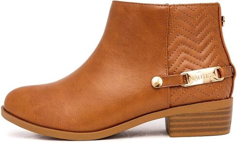 Nautica Kids Girls Bootie with Side Buckle and Zipper ، Fress Boot -for Youth and Toddler (Toddler/Little/Big Kids) in Saudi Arabia