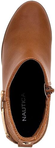 Nautica Kids Girls Bootie with Side Buckle and Zipper ، Fress Boot -for Youth and Toddler (Toddler/Little/Big Kids) in Saudi Arabia