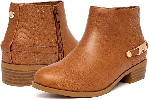 Nautica Kids Girls Bootie with Side Buckle and Zipper ، Fress Boot -for Youth and Toddler (Toddler/Little/Big Kids) in Saudi Arabia