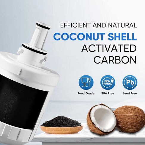 PUREPLUS DA29-00003G NSF 53&42 Certified Water Filter Replacement for Samsung DA29-00003B Aqua-Pure Plus DA29-00003A,DA20-00003G,HAFCU1,DA29-00003F,RFG297AARS,RFG237AARS,RSG257AARS Refrigerator, 3Pack in Kuwait