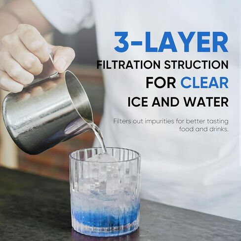PUREPLUS DA29-00003G NSF 53&42 Certified Water Filter Replacement for Samsung DA29-00003B Aqua-Pure Plus DA29-00003A,DA20-00003G,HAFCU1,DA29-00003F,RFG297AARS,RFG237AARS,RSG257AARS Refrigerator, 3Pack in Kuwait