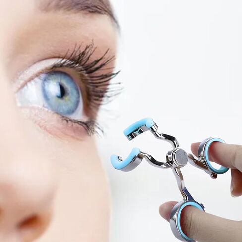 Lens Wearing Aids, Stainless Steel Enhanced Eyelid Stretcher Lens Insertion and Remover Tool with Storage Case (Blue) in Saudi Arabia