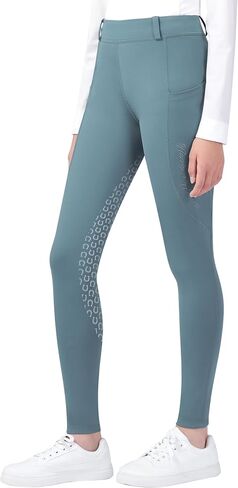 Harrison Howard Girls Riding Pants with Pockets & Belt Loops Full Seat Riding Tights for Girls in Saudi Arabia