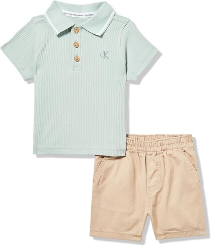 Calvin Klein Boys 2pc Polo Short Set in Saudi Arabia