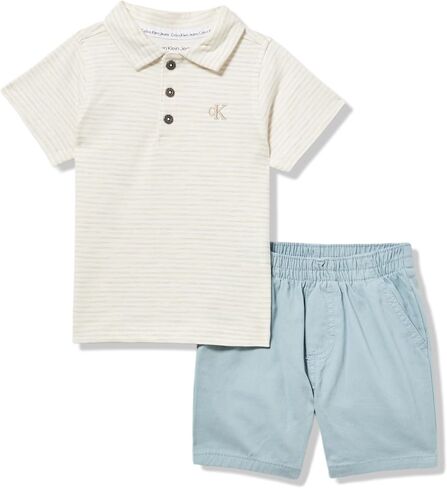 Calvin Klein Boys 2pc Polo Short Set in Saudi Arabia