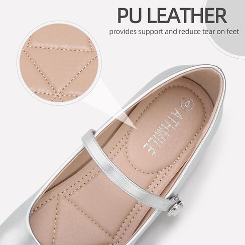 ATHMILE Mary Jane Shoes Women Ballet Flats Shoes for Women Slip on Comfortable Dressy Adjustable Strap for Work Office Business Casual in Kuwait