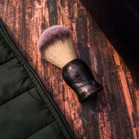 RUBAB MEN Shaving Brush for Men |Panther Edition| Super Soft Cruelty Free Bristles & Premium Ergonomic Handle For A Perfect Start To Your Day in Saudi Arabia