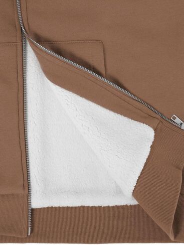 Design by Olivia Women's Sherpa-Lined Fleece Full-Zip Hooded Jacket in Saudi Arabia