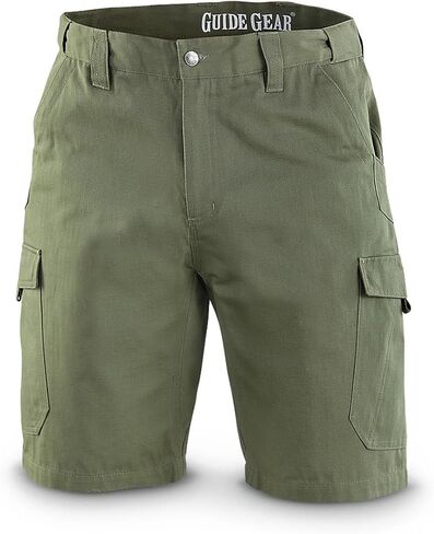 Guide Gear Mens Cargo Shorts Heavy Duty Cotton Ripstop - for Casual, Hiking, Summer in Saudi Arabia