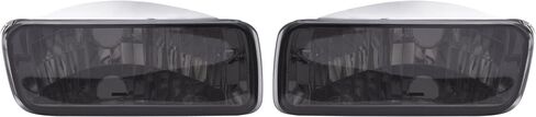 HECASA Pair Turn Signal Lights Compatible with 1985-1992 Chevy Chevrolet Camaro Replacement for GM2520165 GM2521165 Turn Signal Lamp Driver&Passenger Side - Smoke Lens in Saudi Arabia
