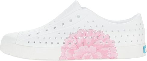 Native Shoes Jefferson Print Sneakers for Men, and Women - EVA Upper with Perforation Detailing, Slip-On Style, and Rubber Toe Soy Beige/Shell White/Multi Mosaic Men's 6, Women's 8 Medium in Saudi Arabia